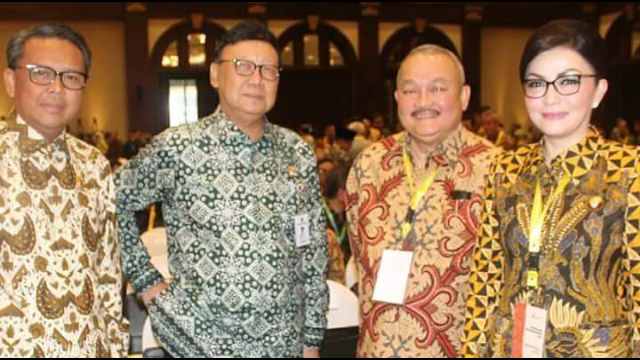 Bupati Minsel, Christiany Eugenia Paruntu, SE Saat Menghadiri Musrenbangnas di Jakarta