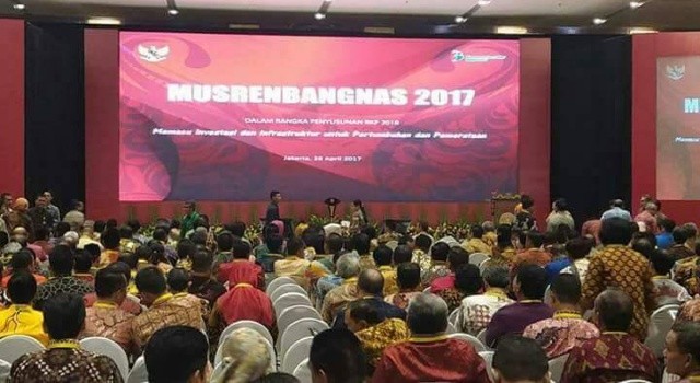 Musrenbangnas 201u dilaksanakan di Hotel Bidakara Jakarta.