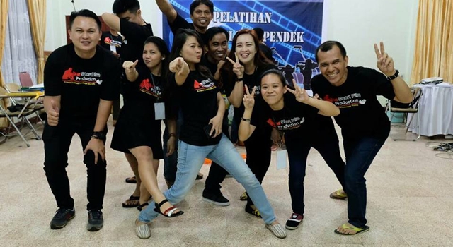 Peserta Pelatihan Produksi Film Pendek dari Keuskupan Manado dan Keuskupan Agung Makassar