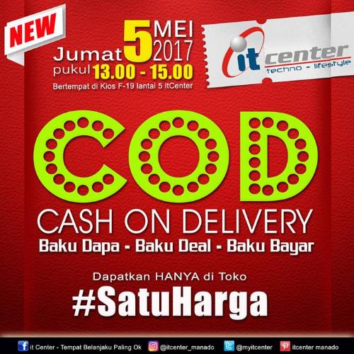 Cash On Delivery di itCenter Manado