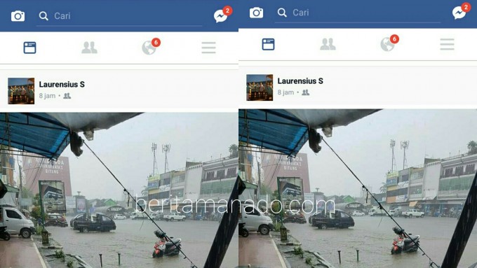 Postingan Ketua DPRD soal banjir di Pusat Kota
