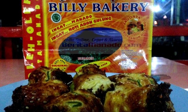 Roti abon gulung Billy Bakery