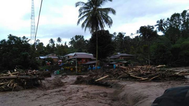 Banjir Bandang di Desa Tambelang, Minahasa Selatan