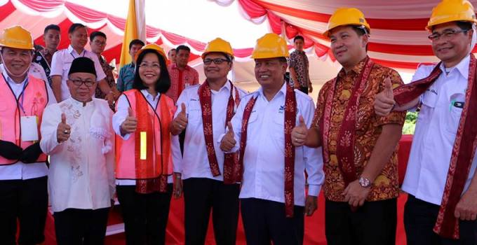 Peletakan Batu pertama pembangunan FT dan FH Unsrat