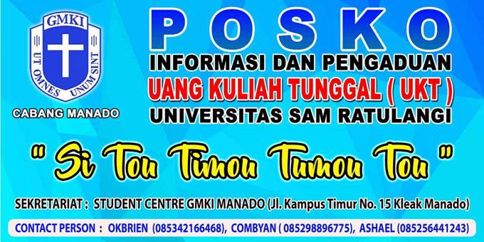 Posko Informasi dan Pengaduan GMKI Manado