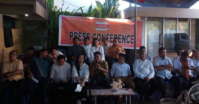 Press Conference Partai HANURA Sulut