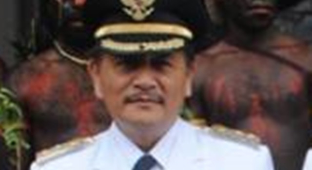 Robby Longkutoy saat masih menjabat sebagai Wakil Bupati Yahukimo Papua