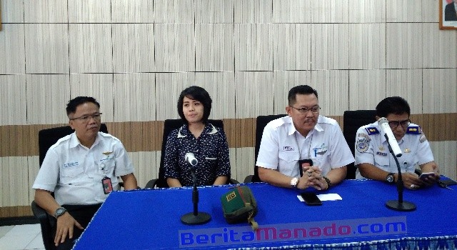 Jumpa pers Bandara Sam Ratulangi Manado