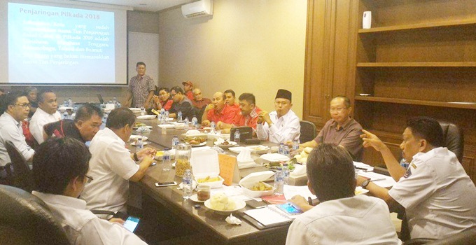 Rapat Konsolidasi PDIP Sulut dalam rangka Pilkada 2018