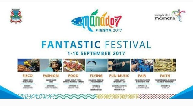 Jadwal pelaksanaan Manado Fiesta 2017