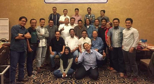 22 wartawan ikut ToE UKJ di Jakarta.(foto: AJI Indonesia)