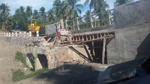Jembatan Yang Baru Selesai Dibangun di Kecamatan Tatapaan