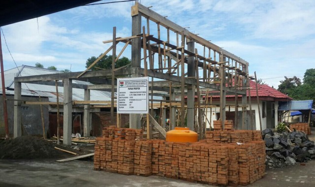 Pembangunan pasar tradisonal modern di Kecamatan Pusomaen