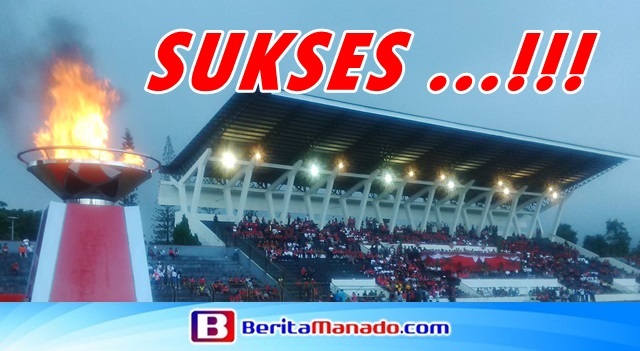 Pembukaan Porprov Sulut ke-9 di Stadion Maesa Tondano