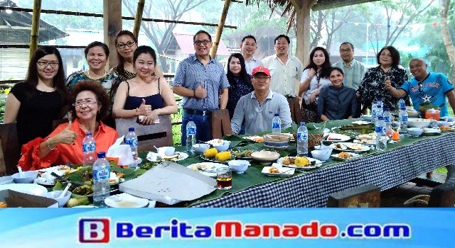 Kebersamaan ASITA dan Managemen Kampung Minahasa serta Satgas Pariwisata Sulut