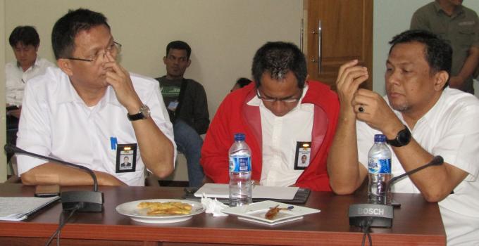 Pejabat BPJN XV yang hadir di rapat bersama Komisi 3 DPRD Sulut
