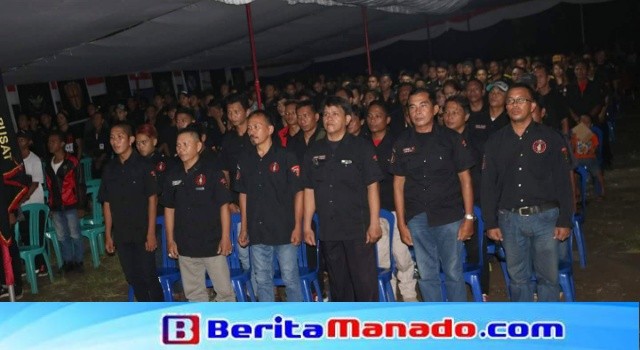 Ribuan massa perwakilan dari 14 Ormas di Sulut, mendeklarasikan diri sebagai Koalisi Mapalus.