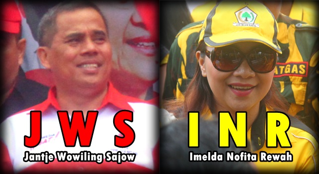 Jantje Wowiling Sajow dan Imelda Nofita Rewah. (Foto:BeritaManado.com)