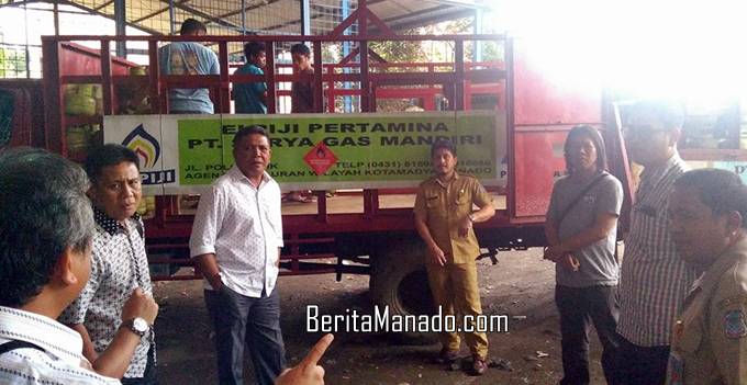 Komisi B DPRD Kota Manado turun lapangan (turlap) di beberapa pangkalan gas elpiji