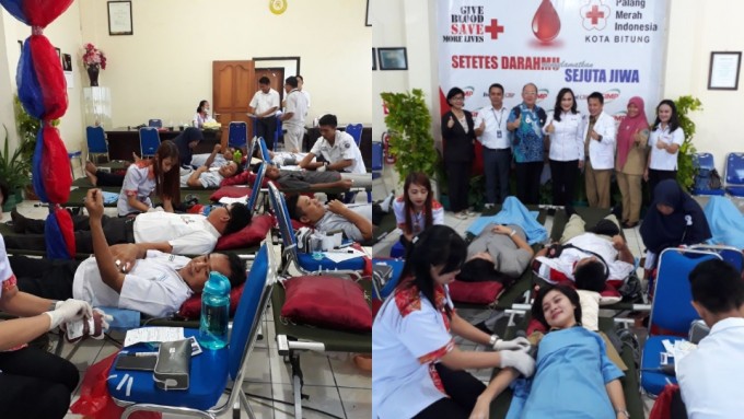 Aksi donor darah PT 