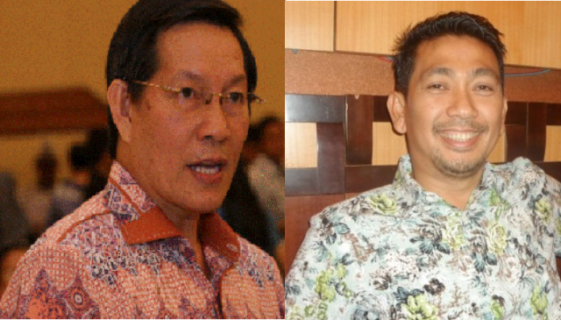 Wali Kota Manado Vicky Lumentut dan Hengky Kawalo.