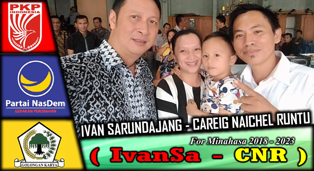 Ivan Sarundajang bersama Keluarga Monsow-Sumarauw