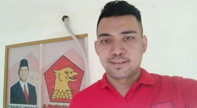 Wakil Ketua DPC Partai Gerindra Kota Manado Rolando Lombok.