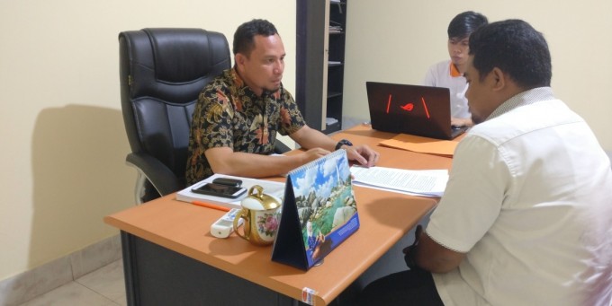 Proses klarifikasi kepada oknum M soal postingannya salah satu Paslon