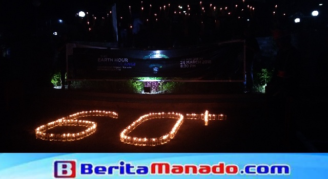 Aksi Earth Hour oleh Bandara Sam Ratulangi Manado