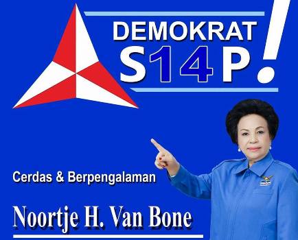Ketua Demokrat Manado, Nortje Van Bone.