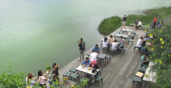 danau Linow menjadi primadona wisata Sulawesi Utara