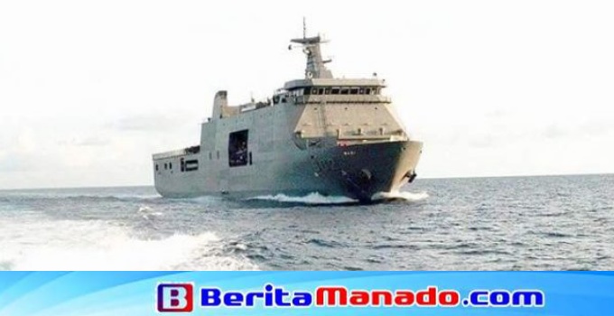 Puluhan WNA Filipina dipulangkan menggunakan Kapal Tentara Laut Filipina Davao Del Sur LD-602.