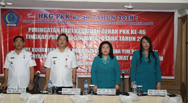 TP PKk provinsi Sulut Steven Kandouw Rita Dondokambey