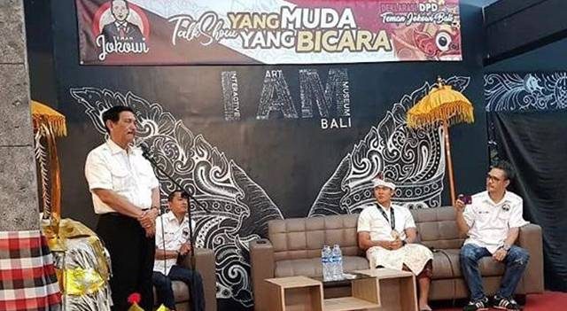 Deklarasi Relawan Teman Jokowi Bali Dihadiri Luhut Binsar Pandjaitan