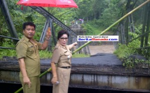 Berita Foto: Jembatan Kuwil Kawangkoan Putus