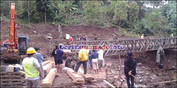 Jembatan Bailey di Km 16 Tinoor