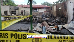 3 Rumah dan 1 Bengkel Hangus Dilalap si Jago Merah