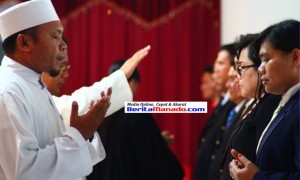 Berita Foto: Pelantikan Eselon III dan IV Pemkab Minut