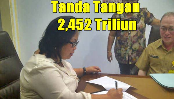 Ketua DPRD Akhirnya Menandatangani Revisi APBD Sulut 2014