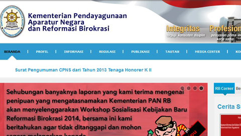 Kementerian Minta Honorer K2 Waspada Penipuan