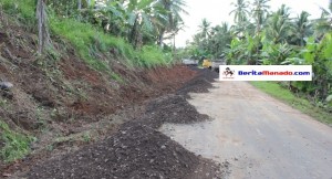 Warga Munte Tolak Pelebaran Jalan Likupang-Wori