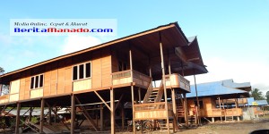 BERITA FOTO: Rumah Panggung Woloan Kota Tomohon