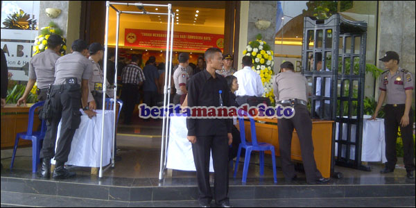 Pengamanan Sidang Sinode GMIM Super Ketat