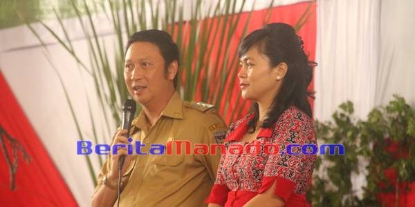 Penyertaan Tuhan Luar Biasa 10 Wakil Bupati Minahasa Ivan Sarundajang Bersama Isteri Jashinta Paat Saat Membawakan Kesaksian