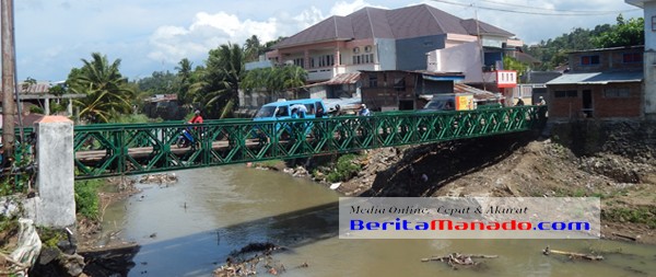  Perbaikan Jembatan  Dendengan Pemkot Manado Lobi PP 