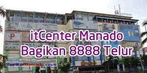 Sambut Paskah, itCenter Manado Bagikan 8888 Telur