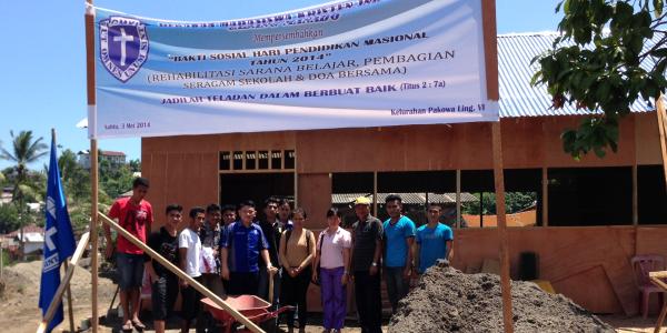 GMKI Manado Canangkan Bulan Bakti Pendidikan Nasional Tahun 2014