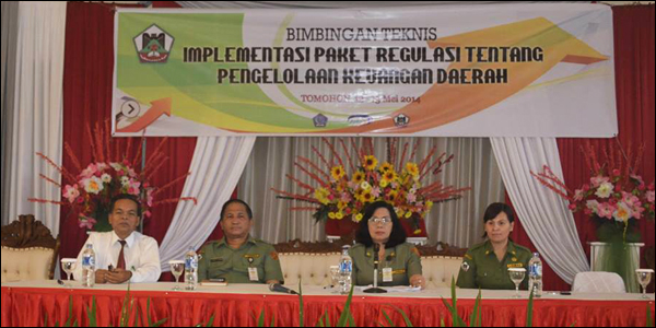 Pemkot Tomohon Gelar Bimtek Implementasi Paket Regulasi