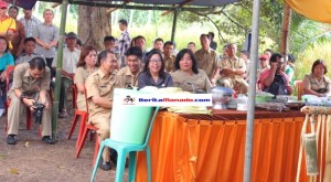 Panen Padi Ladang Hari Bakti Gotong Royong dan HKG PKK