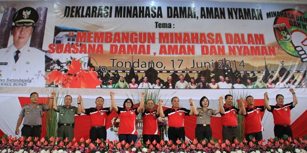 Minahasa Harus Damai Aman dan Nyaman